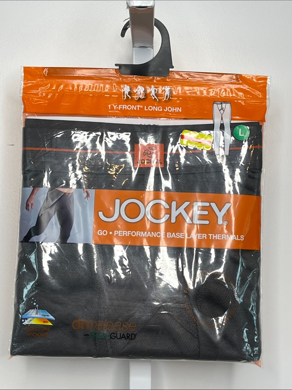 Jockey Men's Long John Base Layer Pant Thermals Large NWT